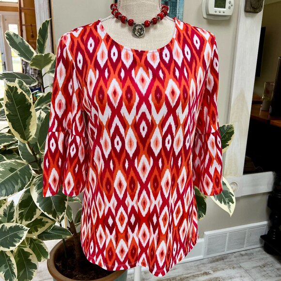 Jones New York Tops - FIRM PRICE! Beautiful Jones New York Signature Pullover Top with Bell Sleeve